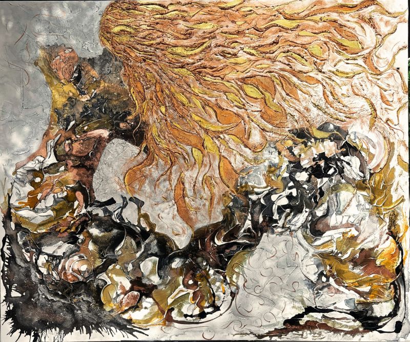 Donna in divenire - a Paintings by Catia Ghiraldelli